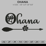 OHANA Embroidery File