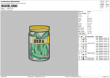 Okra Embroidery File 6 sizes