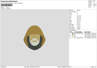 Obi Embroidery File 6 sizes