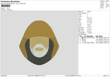 Obi Embroidery File 6 sizes