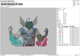 Omen Embroidery File 6 sizes
