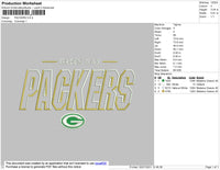 Packers Embroidery