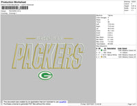 Packers Embroidery