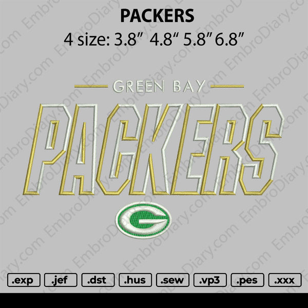 Packers Embroidery