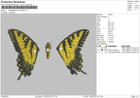 Paramore Butterfly Embroidery