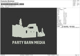 Party Barn Embroidery