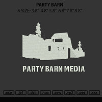 Party Barn Embroidery
