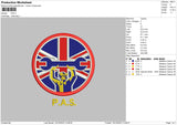 Pas Embroidery File 6 sizes