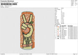 PEACE TEA Embroidery