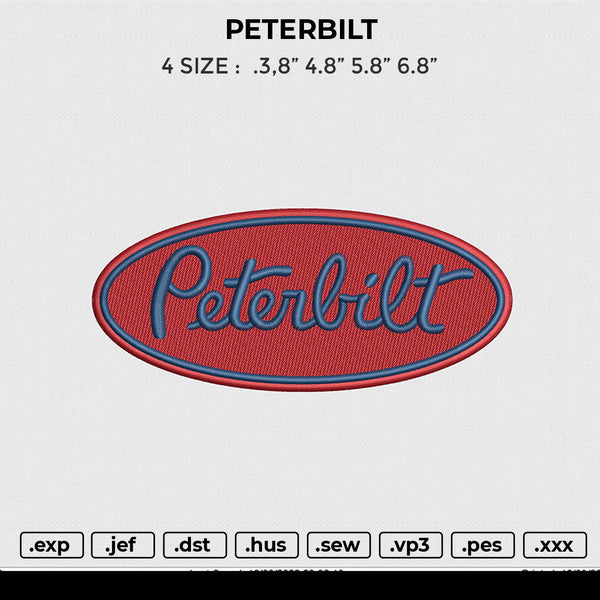 PETERBILT Embroidery