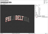 PHILADEPHIA Embroidery