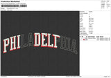 PHILADEPHIA Embroidery