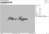 Pike X Kappa