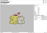 Ppompurin Embroidery File 6 sizes