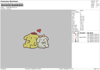 Ppompurin Embroidery File 6 sizes