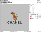 Pooh chanel Embroidery