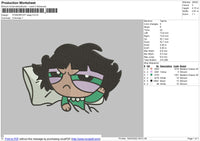 Powerpuff Seep Embroidery