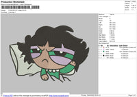 Powerpuff Seep Embroidery