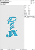 PRO JX Embroidery