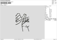 Promise Sign03 Embroidery File 6 sizes