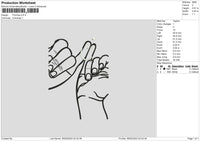 Promise Sign03 Embroidery File 6 sizes