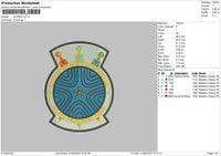 Quirra Embroidery File 6 sizes