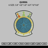 Quirra Embroidery File 6 sizes