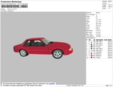 Copy of Red Car V1 Embroidery