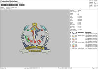 Rancho C Embroidery File 6 sizes