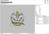 Rancho C Embroidery File 6 sizes