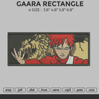 GAARA RECTANGLE Embroidery