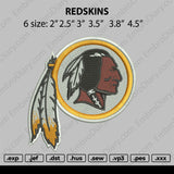 Redskins Embroidery