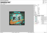 Rs Square Embroidery File 6 sizes