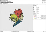 Roxas and Axel Embroidery