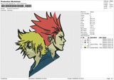 Roxas and Axel Embroidery