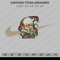 Swoosh Titan Armored Embroidery