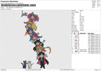 SAILORMOON & FRIENDS Embroidery