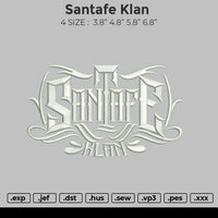 Santafe Klan Embroidery