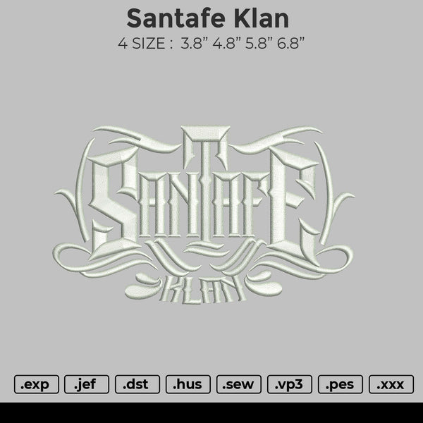 Santafe Klan Embroidery