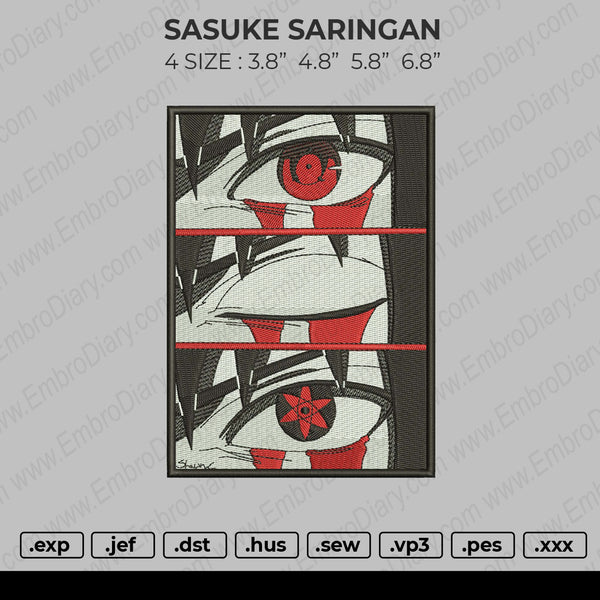 Sasuke Saringan Embroidery