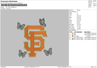 SF Logo Butterflies