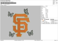 SF Logo Butterflies