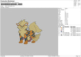 Shiny A Embroidery File 6 sizes