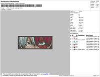 Shoto Todoroki Eyes Rectangle Embroidery
