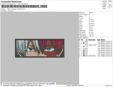 Shoto Todoroki Eyes Rectangle Embroidery