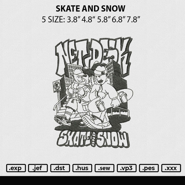 skate and snow
