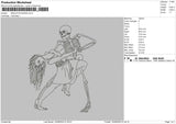 skeleton dance Embroidery