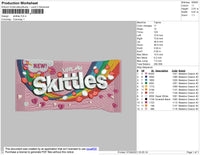 Skittles Embroidery
