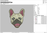 Smackables Dog Embroidery File 6 sizes