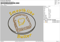 Smooth Like Butter Embroidery